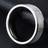 Stainless steel ring With Abalone Shell Inlay Design