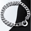 Men's Stainless Steel Chain ID Custom Bracelet