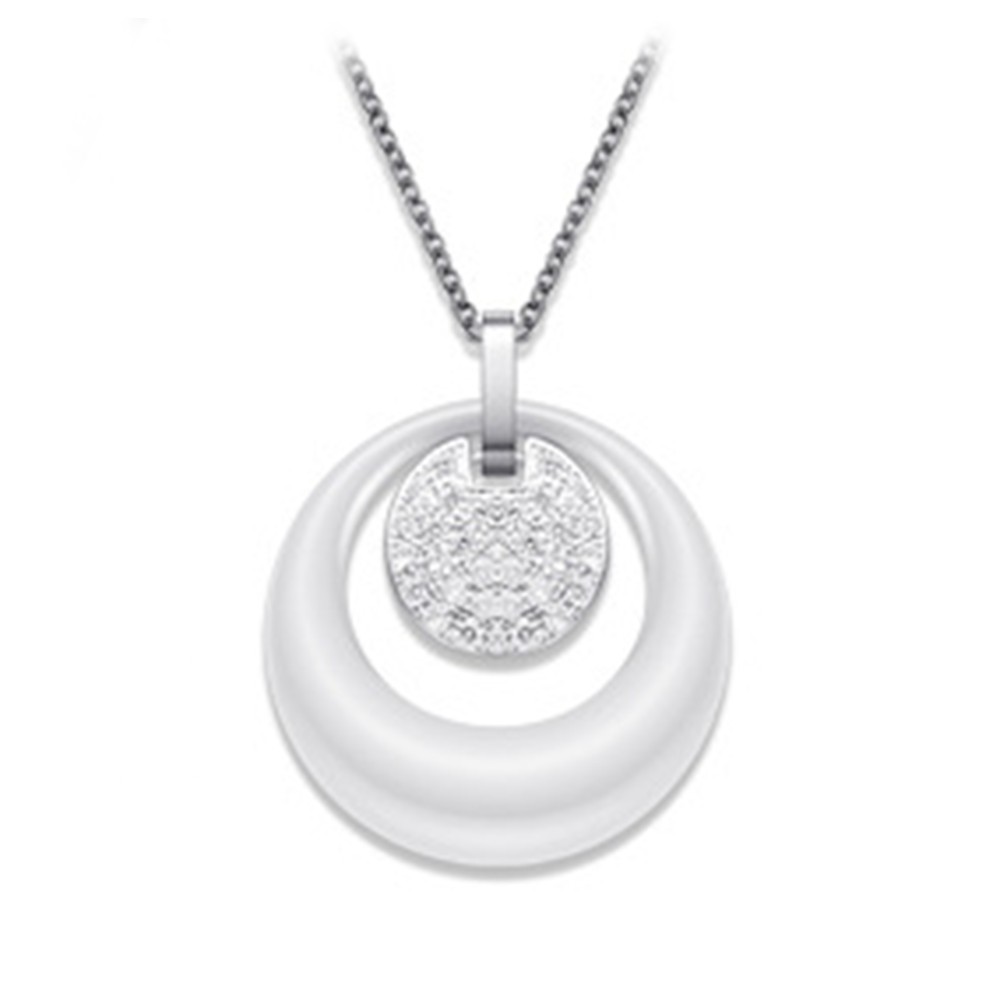Colgante mujer gota de agua cerámica circonio