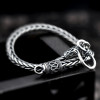 Men's Braided Chain Sterling Silver Bracelet