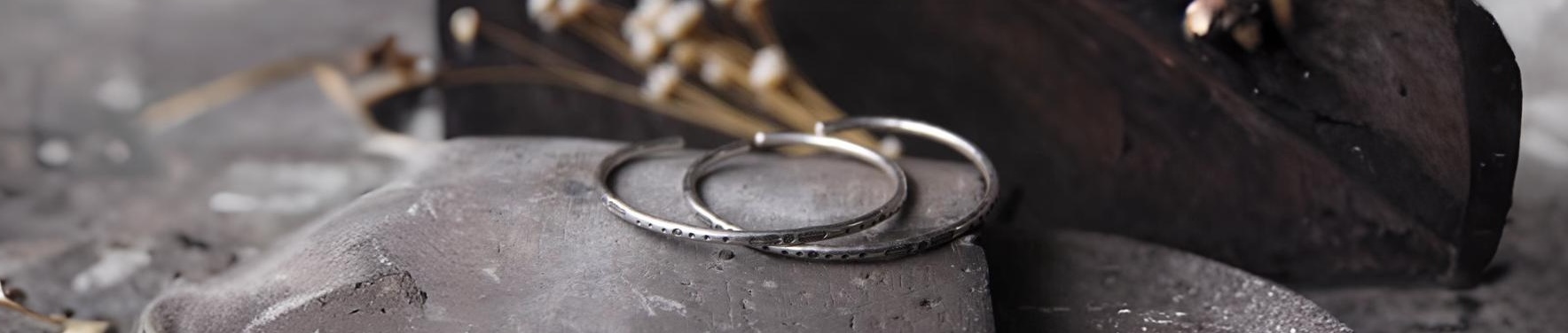 Bracelet jonc argent viking celtique