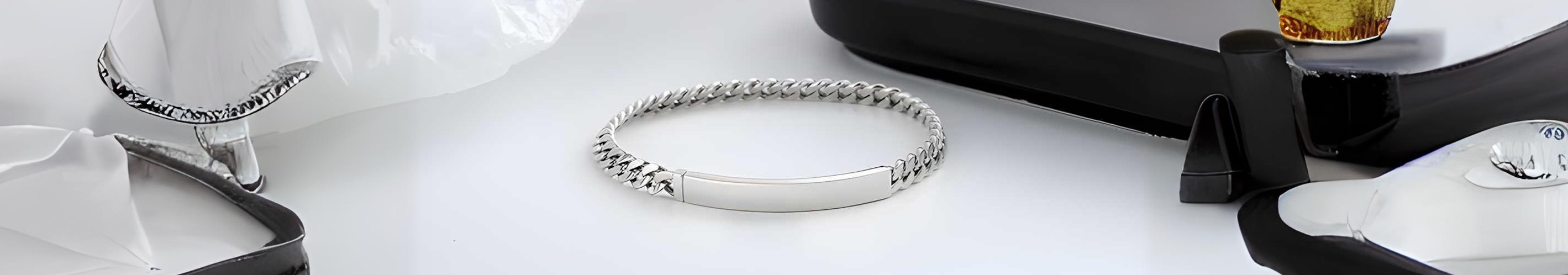 bracelet gourmette argent chaine cubaine