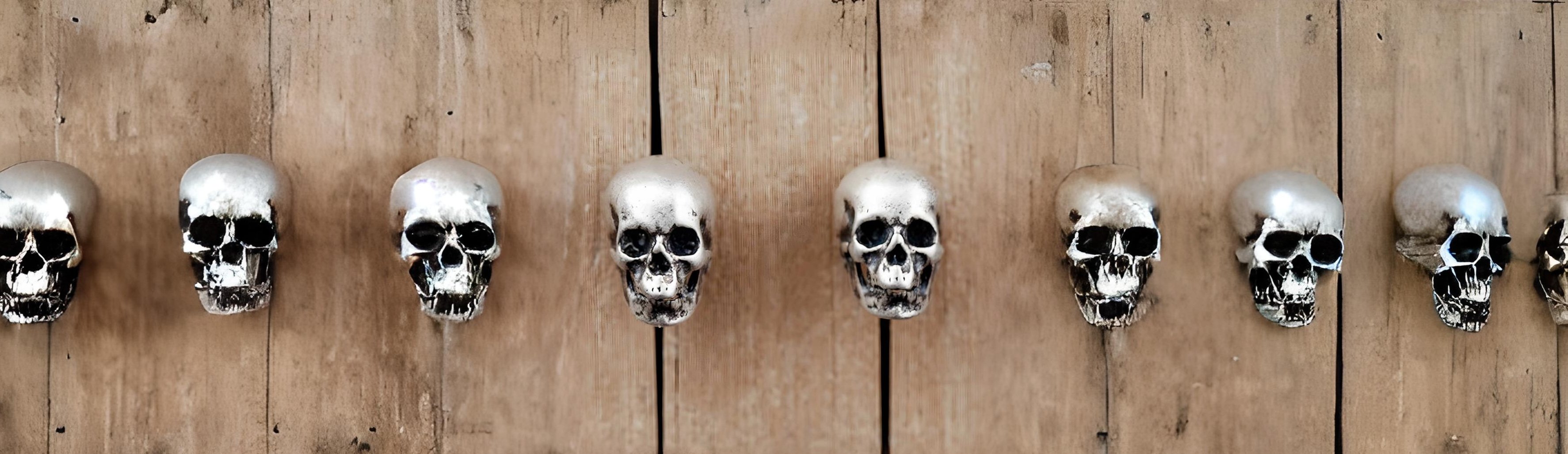 mens silver skull earring