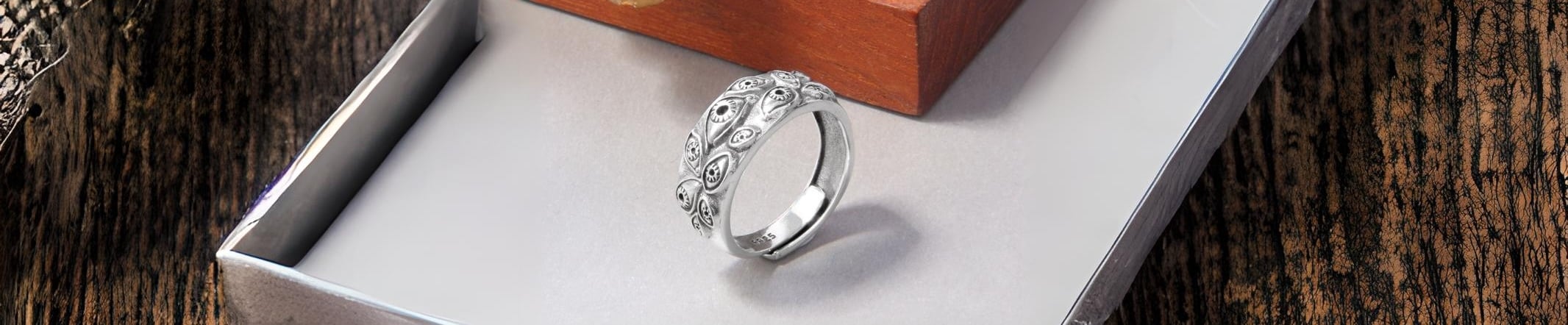bague oeil de dieu providence en argent massif