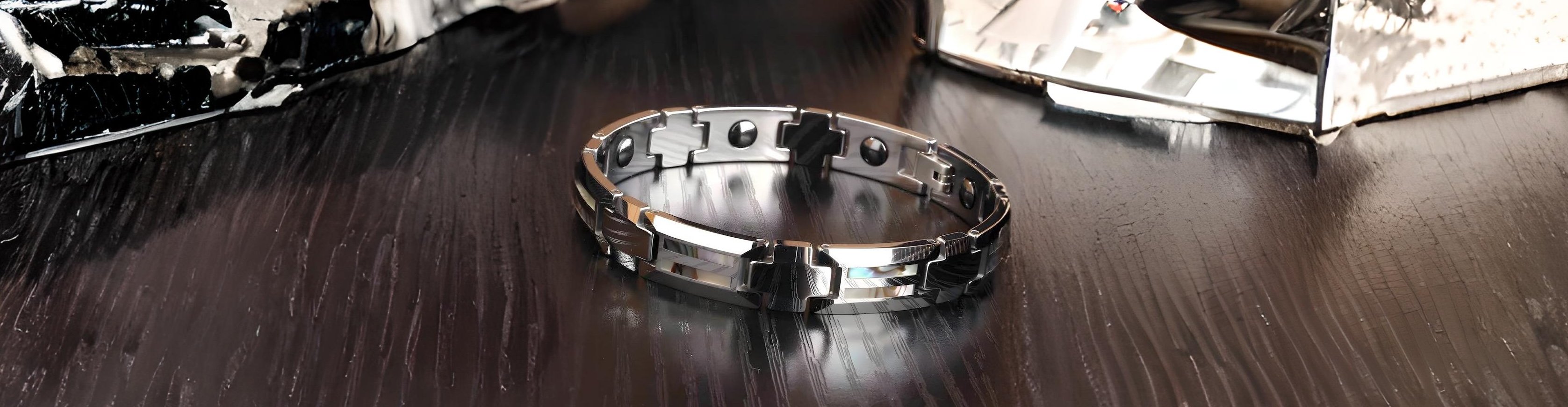 bracelet homme abalone nacre tungstene