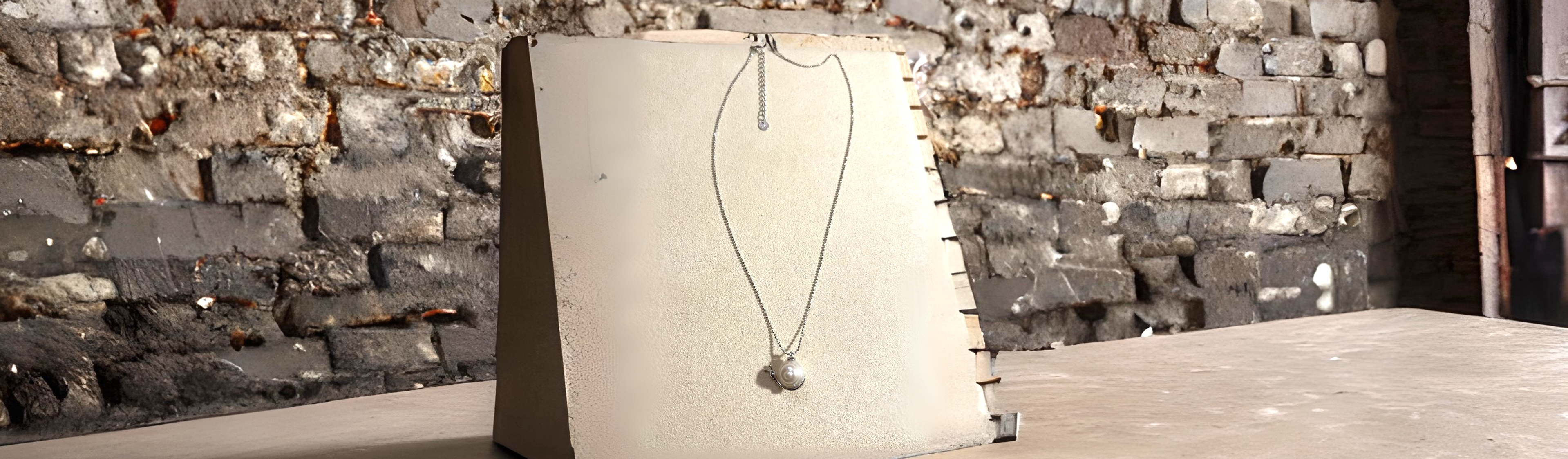 collier pendentif perles culture chaine argent escargot AAA