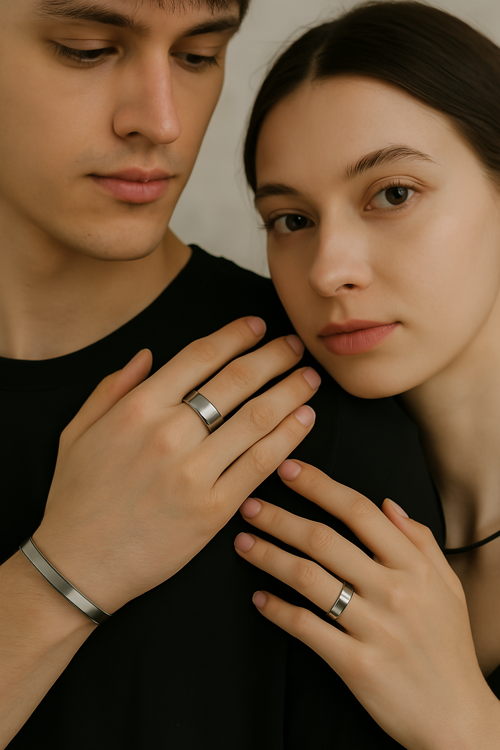 bijoux acier homme femme