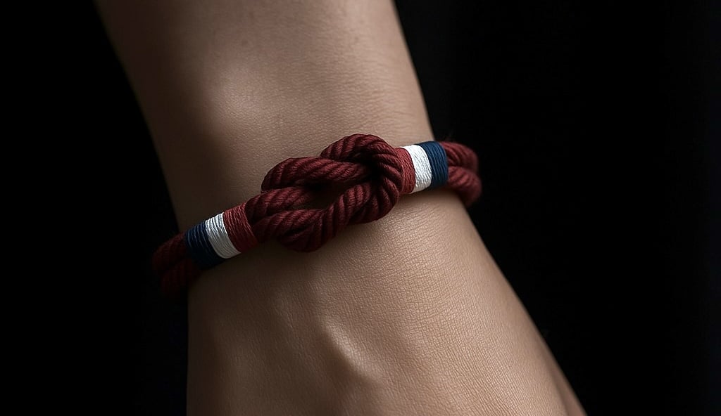 bracelet cordon milet noeud celtique