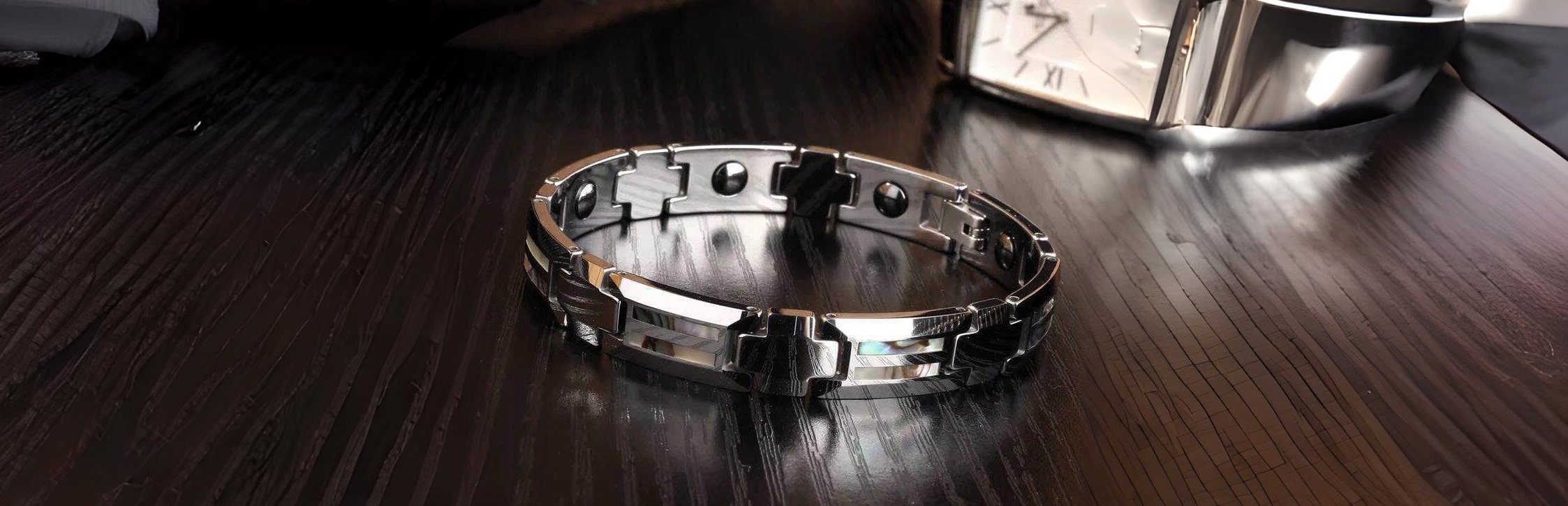 bracelet tungstene nacre homme