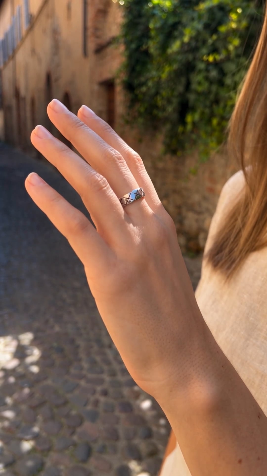 bague argent ouverte réglable femme
