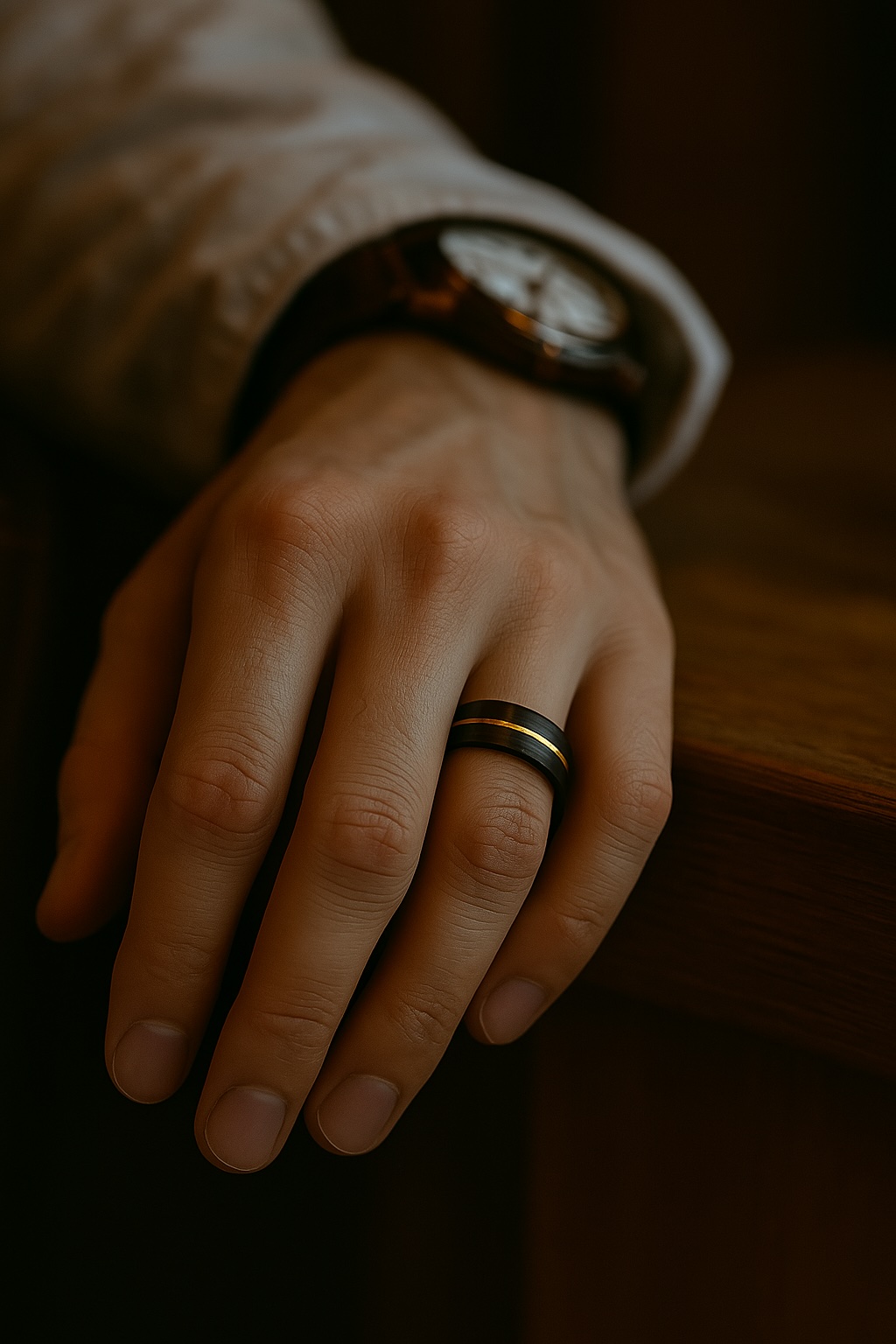 tungstene ring goud man vrouw