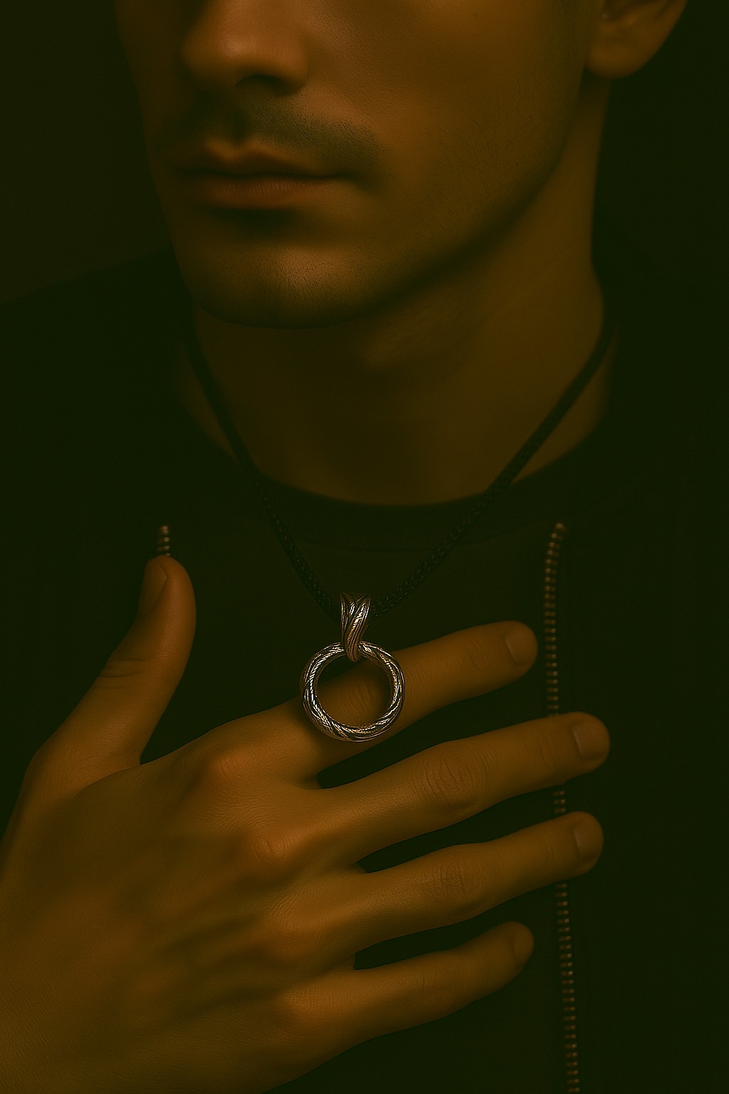 Hanger Viking Ring Zilver Mannen