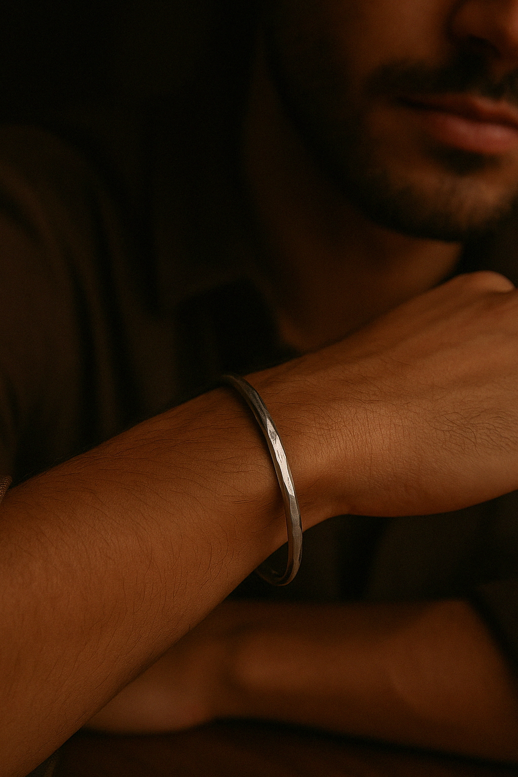 bracelet jonc homme argent homme