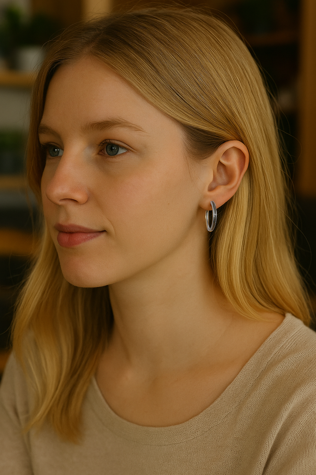 Creolen aus Silber für Damen