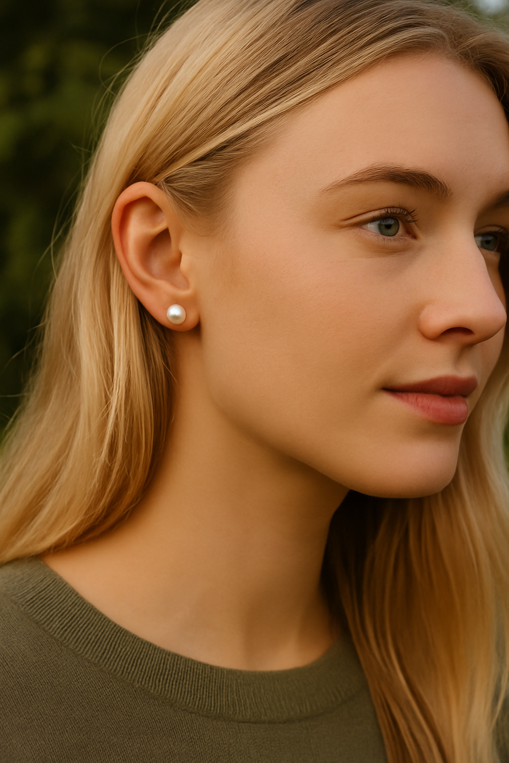 boucles oreilles perles eau douce argent femme