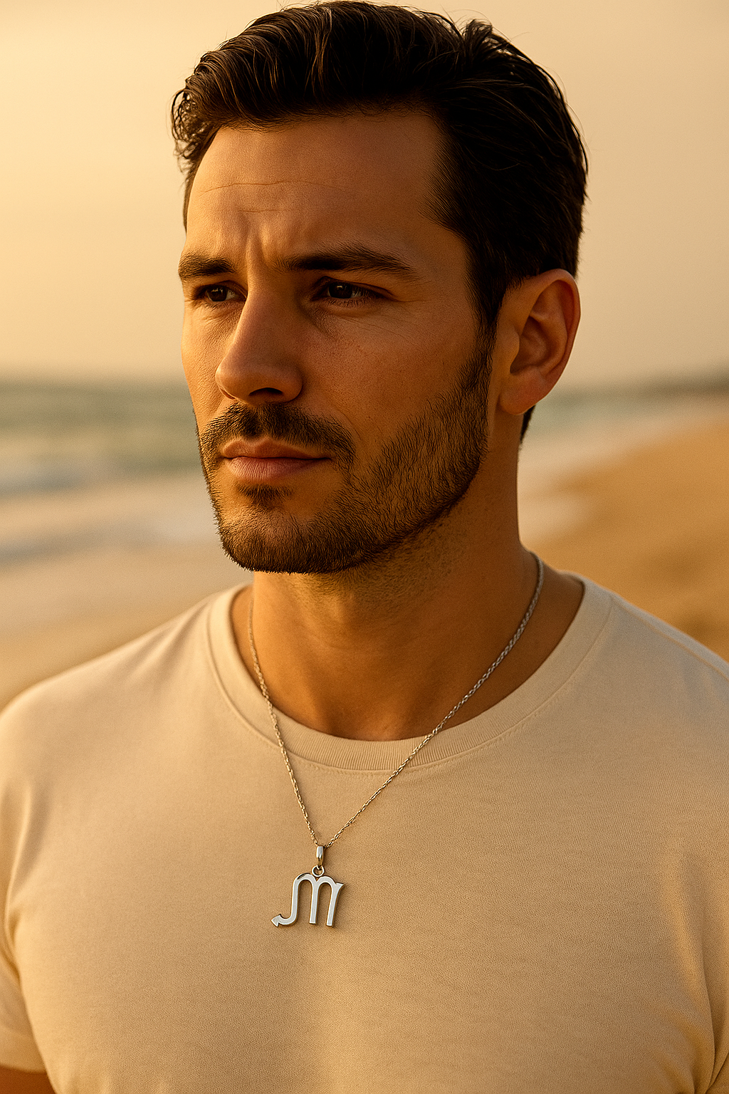 pendentif argent zodiaque scorpion homme