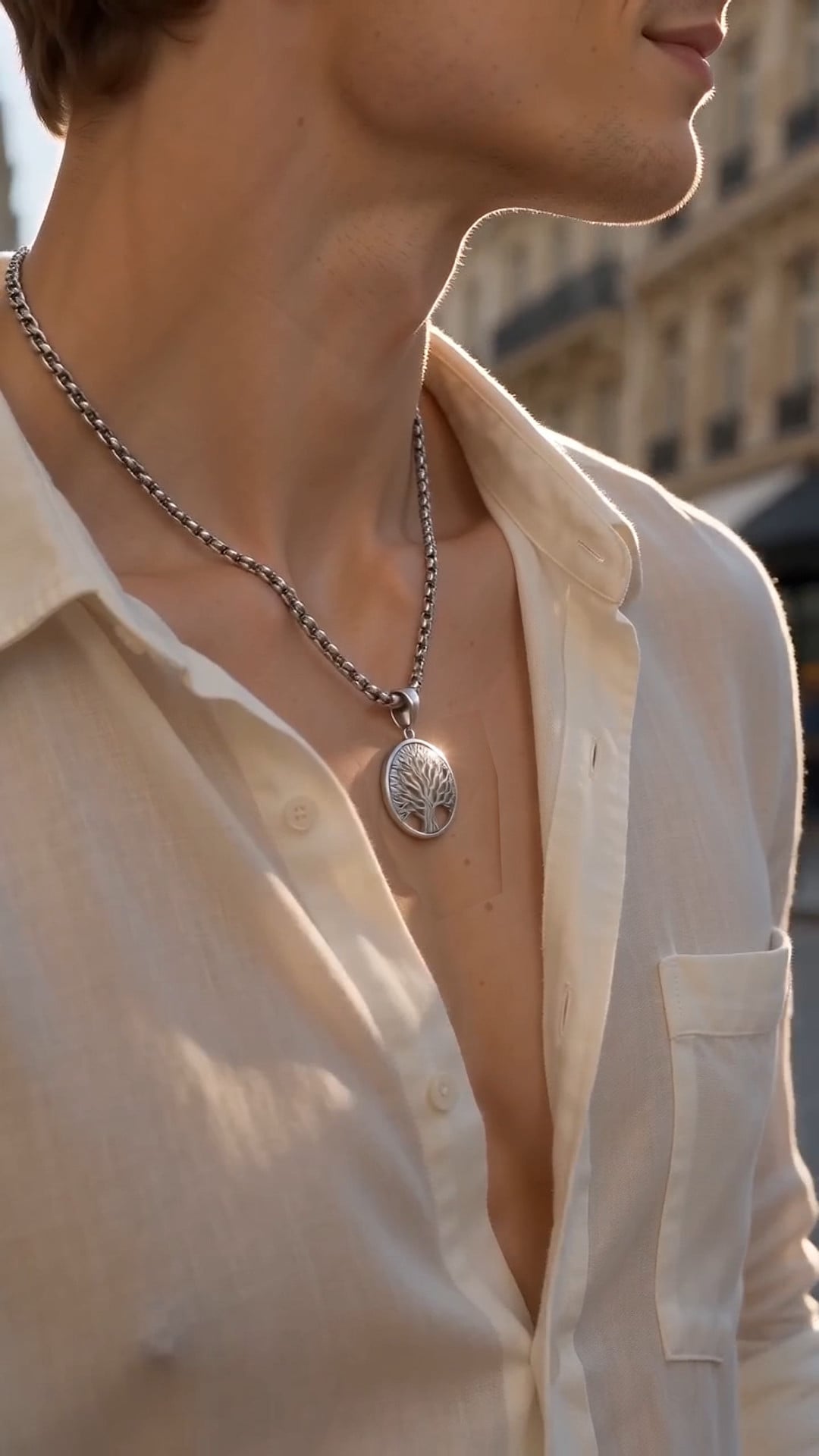 collier celtique arbre de vie argent femme