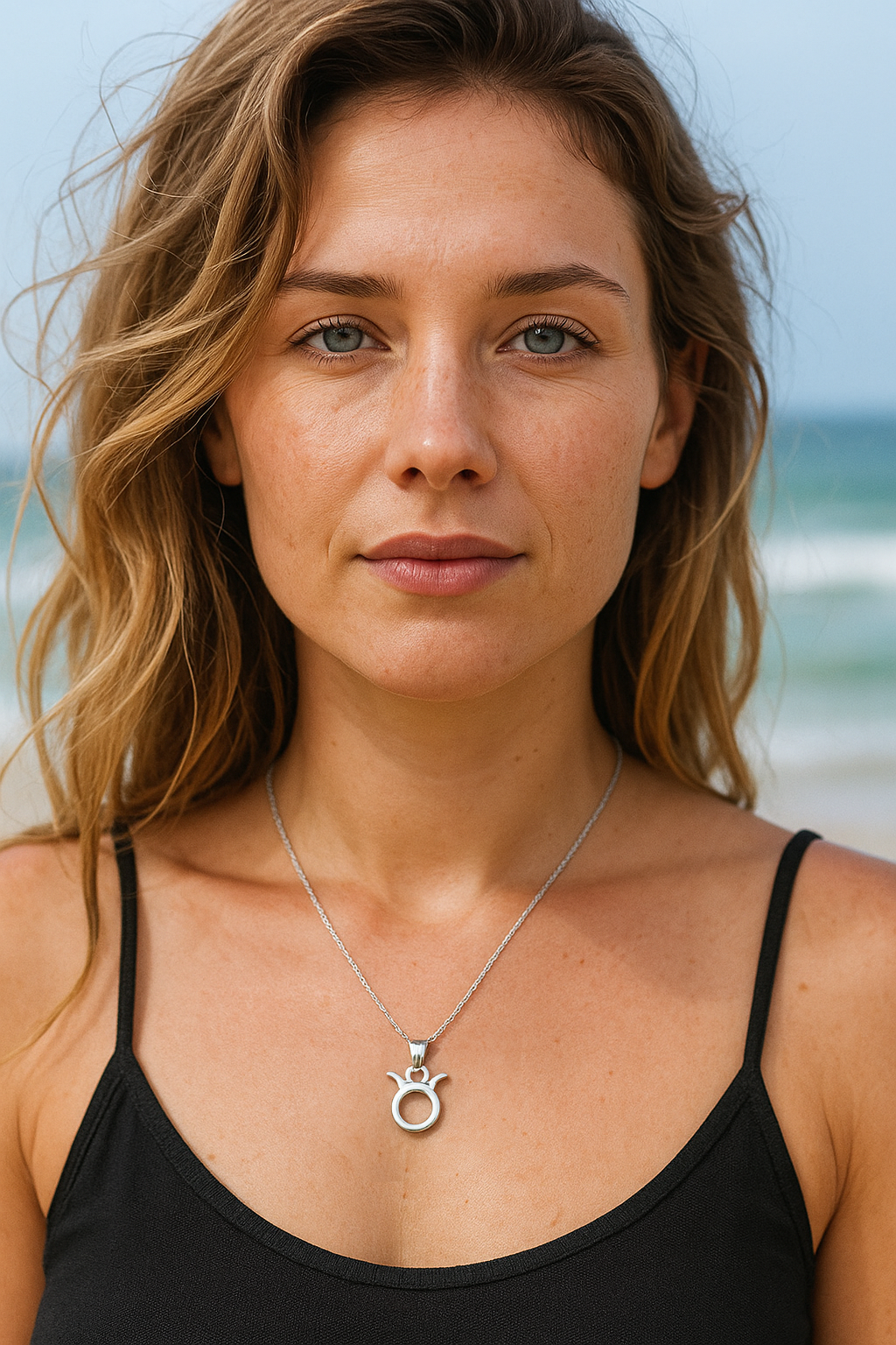 collier argent zodiaque argent taureau femme
