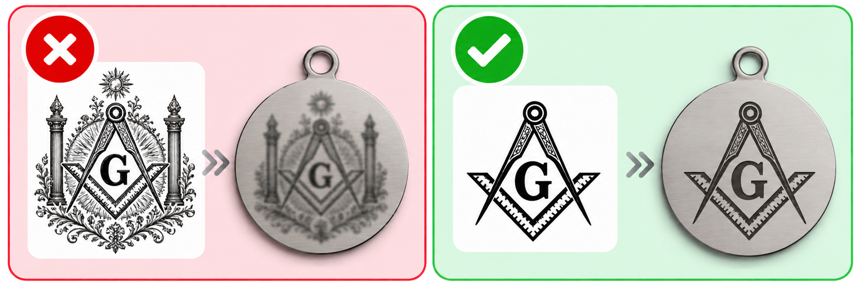 Examples of images suitable for engraving